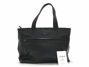 1円 ■極美品■ MACKINTOSH PHILOSOPHY マッキントッシュ フィロソフィー レザー トートバッグ ショルダー 肩掛け ブラック系 BE9334