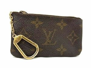 1円 LOUIS VUITTON ルイヴィトン M62650 モノグラム ポシェット クレ コインパース コインケース 小銭入れ ブラウン系 AU9619