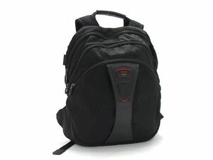 1円 TUMI トゥミ ナイロンキャンバス リュックサック デイパック バックパック メンズ ブラック系 BE9606