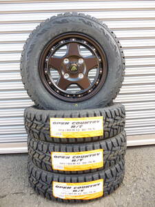 TOYO☆オープンカントリーR/T☆145/80R12☆軽バン軽トラハイゼットエブリ－サンバ－バモスピクシスＮバンクリッパー等に☆マットブラック