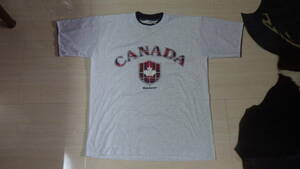 80s 90s fabec 半袖Tシャツ M vintage ビンテージ canada カナダ バンクーバー vancouver チェック スーベニア old グレー 灰 オールド