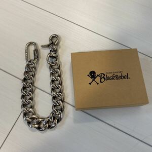 RUDE GALLERY BLACK REBEL / OUTSIDERS WALLET CHAIN(SIL) ルードギャラリーブラックレベル ブラックレーベル シルバー925