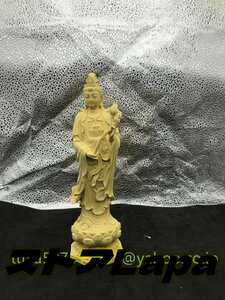 極上品 勢至菩薩 仏教美術 高さ約20㎝ 細密彫刻 木彫仏像