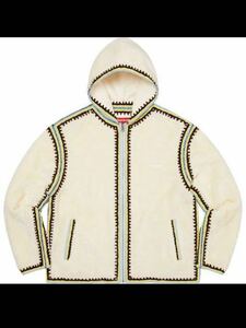 希少 Lサイズ supreme Crochet Edge Hooded Zip Top シュプリーム クロシェ パーカー twice モモ着