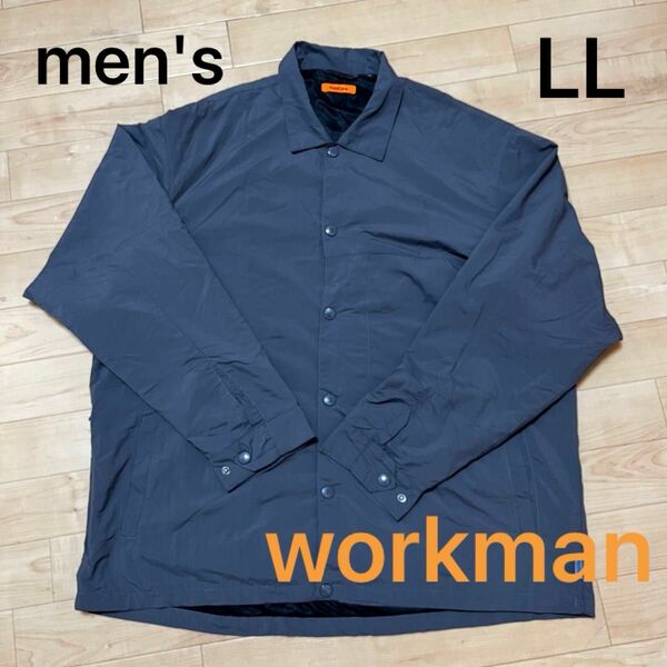 ワークマン リペアテック 超軽量遮熱長袖　シャツジャケット　グレー　メンズ LL