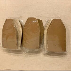 Y's PRODUCT OD缶カバー ガス缶カバー 保護ケースレザー 3個セット ベージュ・クリーム アウトドア キャンプ 