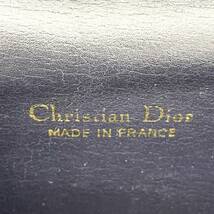 1円 良品 Christian Dior クリスチャンディオール レザー チェーンショルダー ショルダーバッグ Diorロゴ ゴールド金具_画像9