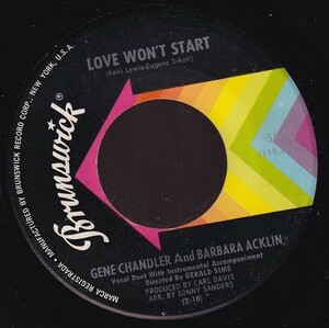 Gene Chandler And Barbara Acklin - Love Won't Start / Show Me The Way To Go (A) SF-GA471