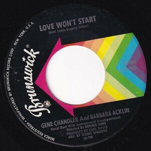 Gene Chandler And Barbara Acklin - Love Won't Start / Show Me The Way To Go (A) SF-GA533