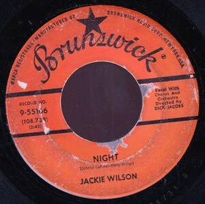 Jackie Wilson - Night / Doggin' Around (B) OL-GA217