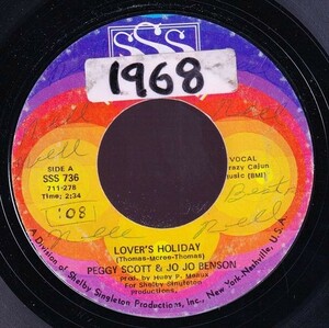 Peggy Scott & Jo Jo Benson - Lover's Holiday / Here With Me (A) SF-GA347