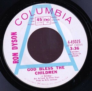 Ronnie Dyson - God Bless The Children / Are We Ready For Love (A) SF-GA212