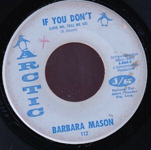 Barbara Mason - If You Don't (Love Me, Tell Me So) / You Got What It Takes (B) SF-GB074