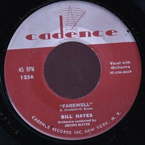 Bill Hayes - The Ballad Of Davy Crockett / Farewell (B) OL-GB034