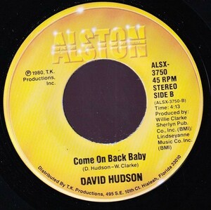 David Hudson - Honey, Honey / Come On Back Baby (A) SF-GB136