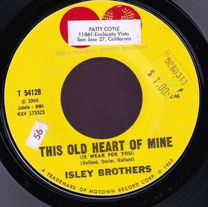 The Isley Brothers - This Old Heart Of Mine (Is Weak For You) / There's No Love Left (A) SF-GB154