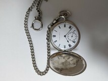 懐中時計　銀製　0.935 タバン　TAVANNES WATCH　　　TRUSTY 　犬印　スイス製　 手巻き時計　アンティーク品　約200年前　清掃済み　_画像2