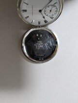 懐中時計　銀製　0.935 タバン　TAVANNES WATCH　　　TRUSTY 　犬印　スイス製　 手巻き時計　アンティーク品　約200年前　清掃済み　_画像3