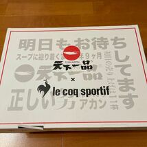 新品 希少『le coq sportif』×『天下一品』50周年記念コラボスニーカー ルコック 限定品 レアスニーカー 10 28cm_画像8