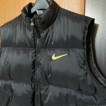 希少 90s『NIKE』VINTAGEスウッシュダウンベスト ナイキ ストリートVINTAGE ヴィンテージ ビンテージ 古着 アーカイブ 90年代 Y2K L_画像3