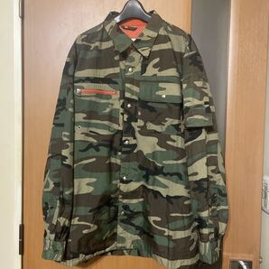 希少 アーカイブ『STUSSY』 90s「OUTDOOR」迷彩ナイロンシャツ ステューシー ストリート アウトドアVINTAGE ヴィンテージ ビンテージ 古着