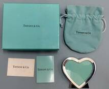 ＃1524　TIFFANY＆Co．ティファニー T＆Co．ハート SV925 フォトスタンド フレーム 写真たて インテリア ブランド _画像6