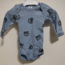 プチバトー　PETIT BATEAU　ロンパース　肌着　18m/81cm　4点セット 　中古_画像2