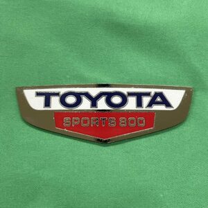 限定品 ヨタハチ トヨタ スポーツ 800 レプリカ エンブレム 前期　新品　未使用　両面テープ付き　1枚