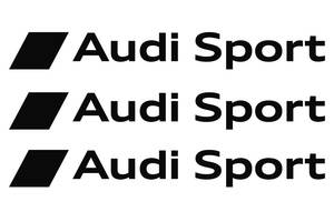 ステッカー　Audi Sport 3枚set
