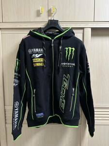 新品 モンスターエナジー YAMAHA YZR M1 TECH3 ヤマハ バイクパーカー 豪華刺繍 2XL