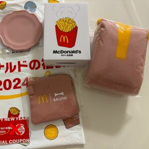 マクドナルド BRUNO ブルーノ 福袋 ブランケット コインポーチ マック ミニプレート ポテト 加湿器