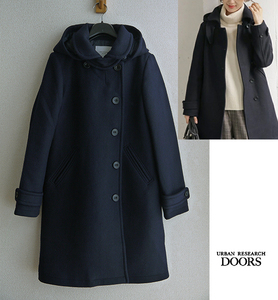 ★定価30800円★アーバンリサーチドアーズ　URBAN RESEARCH DOORS　ショールカラー2WAYロングコート♪