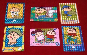 クレヨンしんちゃん キラカード (６枚) アマダ PPカード カードダス