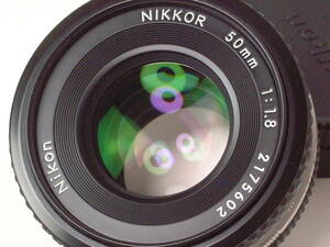 Nikon NIKKOR 50mm F1.8 Ai-s パンケーキタイプ 外観程度良品 （実用美品） 実写確認済
