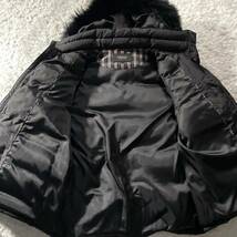 極美品/Lサイズ●6way!! バーバリーブラックレーベル ダウンジャケット ダウンベスト BURBERRY BLACK LABEL ホワイトグース ノバチェック_画像7