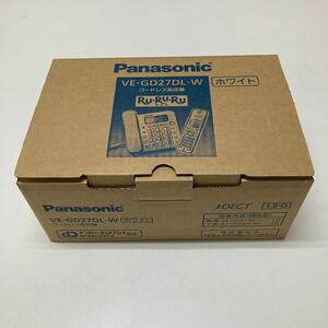 Panasonic パナソニック 電話機 VE-GD27DL-W 親機のみ 新品 未使用