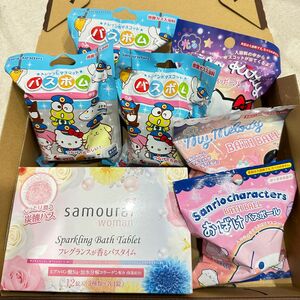 バスボムラスト終売です！人気のsamuraiwoman！★入浴剤セット★バスボム Sanrio サンリオ バスボム6個おまと