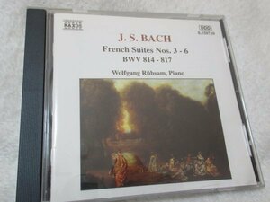 Naxos // バッハ：フランス組曲第3番、第4番、第5番、第6番 BWV 814-817【CD】ヴォルフガング・リュプザム (ピアノ)