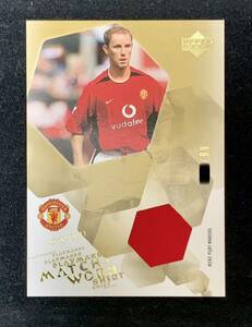 UPPER DECK 2003 MANCHESTER UNITED NICKY BUTT ニッキー バット MATCH-WORN SHIRT 99枚限定 実使用ゲームジャージカード