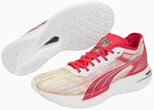 ★PUMA/プーマ★新品　ディヴィエイト ニトロ エリート スペクトラ キズナ　27ｃｍ　Puma White-Hibiscus