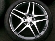 送料無料【ベンツ】Sクラス[AMG純正]アルミ☆8.5J×19+38　9.5Jx19+38　PCD112-5穴☆BRIDGESTONE　POTENZA　S001 245/45R19☆4本　若槻店_画像3