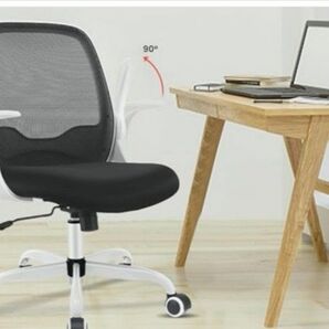 オフィスチェア デスクチェア 椅子　ホワイト
