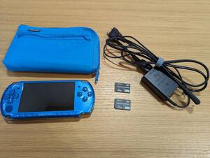 SONY PSP プレイステーション ポータブル バリューパック ブルー VIBRANT BLUE PSPJ-30024