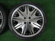 ☆送料無料☆バリ溝☆良好品☆WORK ヴァリアンツァ 17in 7.0JJ +55 PCD100 4穴 MAXTREK MAXIMUS M1 205/40ZR17 84W 4本_画像5