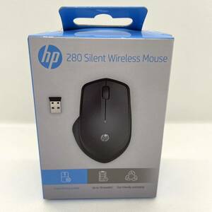 HP280　静音ワイヤレスマウス　USB　マウス　サイレントワイヤレスマウス ブラック