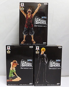 【未開封・セット売り】ONE PIECE ワンピース DRAMATIC SHOWCASE 2nd season vol.2 ナミ/サンジ/ルフィ フィギュア BANPRESTO/バンプレスト