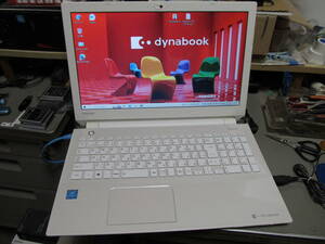 TOSHIBA dynabook AZ25/BW Intel celelon 3855U/ メモリ 4GB/ SSD 120GB/ Office2010