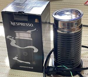 NESPRESSO ネスプレッソ AEROCCINO3 エアロチーノ3 ミルク加熱泡立て器 ブラック