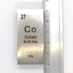 元素標本 コバルト（Co） インゴット100gの画像2