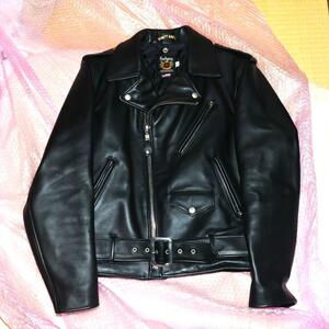 SCHOTT613USワンスターレザーライダースジャケット40Lショットone star leather riders jacket